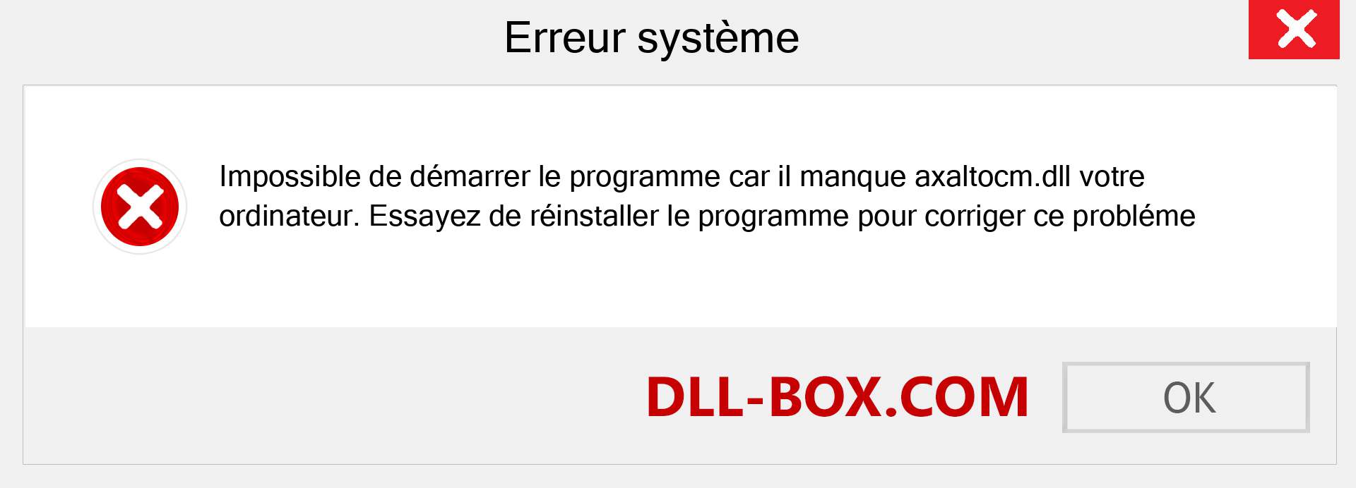 Le fichier axaltocm.dll est manquant ?. Télécharger pour Windows 7, 8, 10 - Correction de l'erreur manquante axaltocm dll sur Windows, photos, images